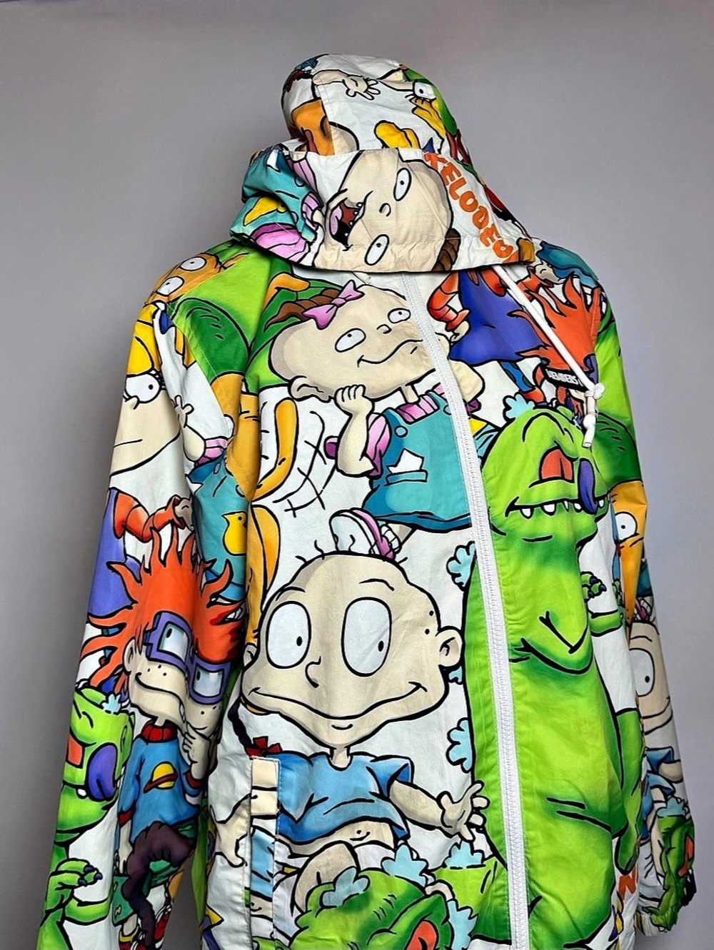 Members Only x Nickelodeon Rugrats Multi Windbreaker Jacket Rugrats Multi Color - Picture 2 of 10